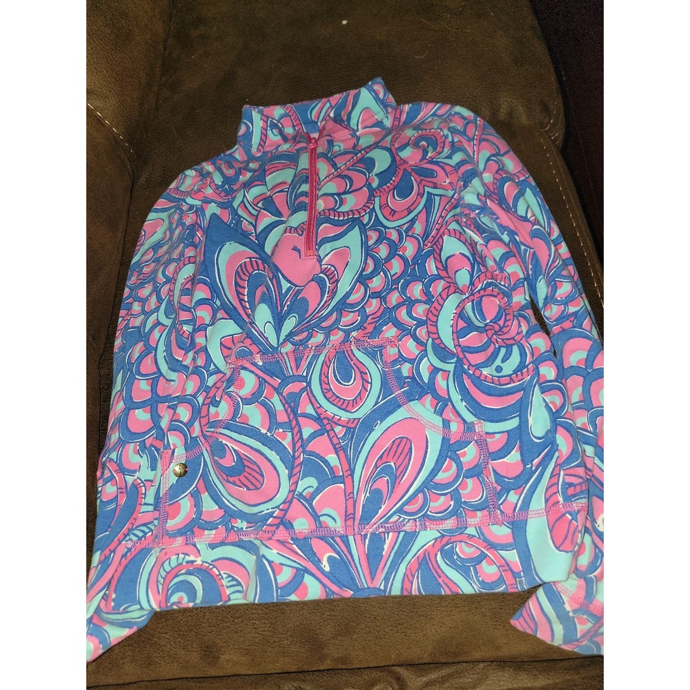 Lilly Pulitzer swirl sweatshirt size girls XL 12 14